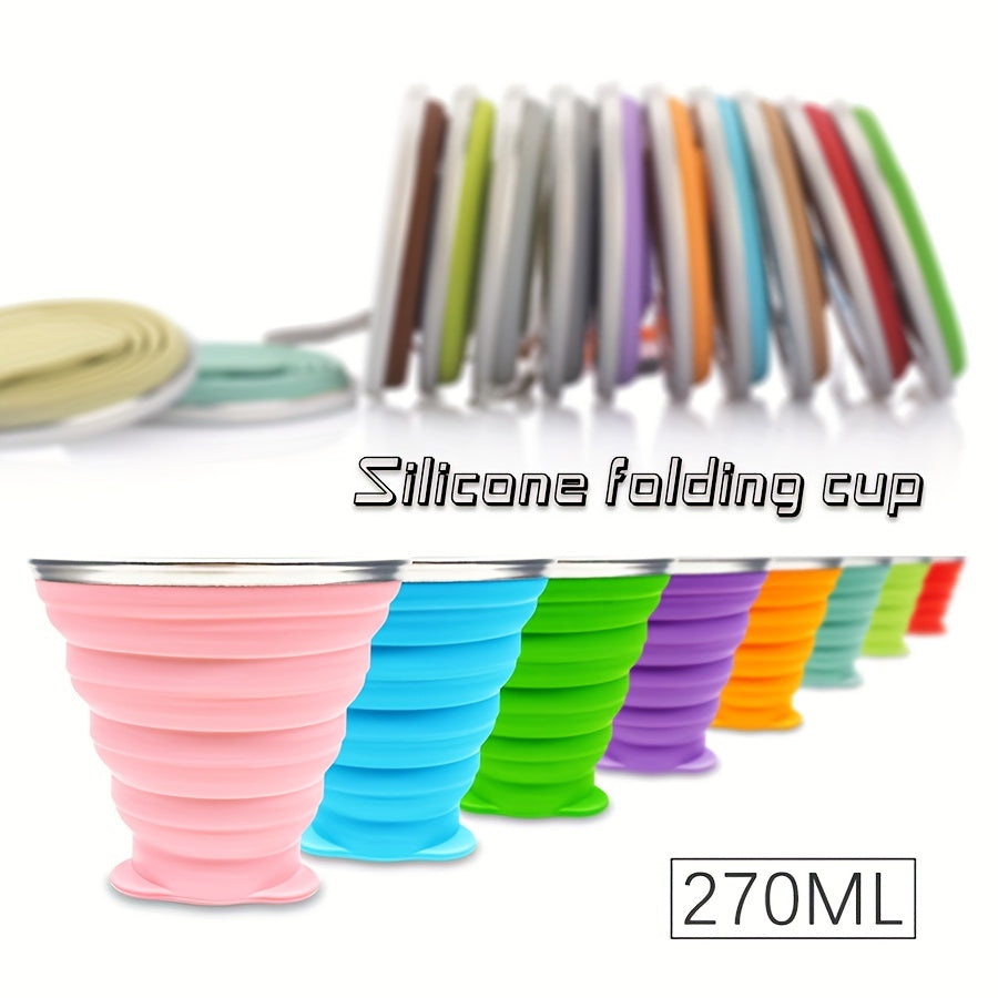 270ml Durable Silicone Folding Water Cup