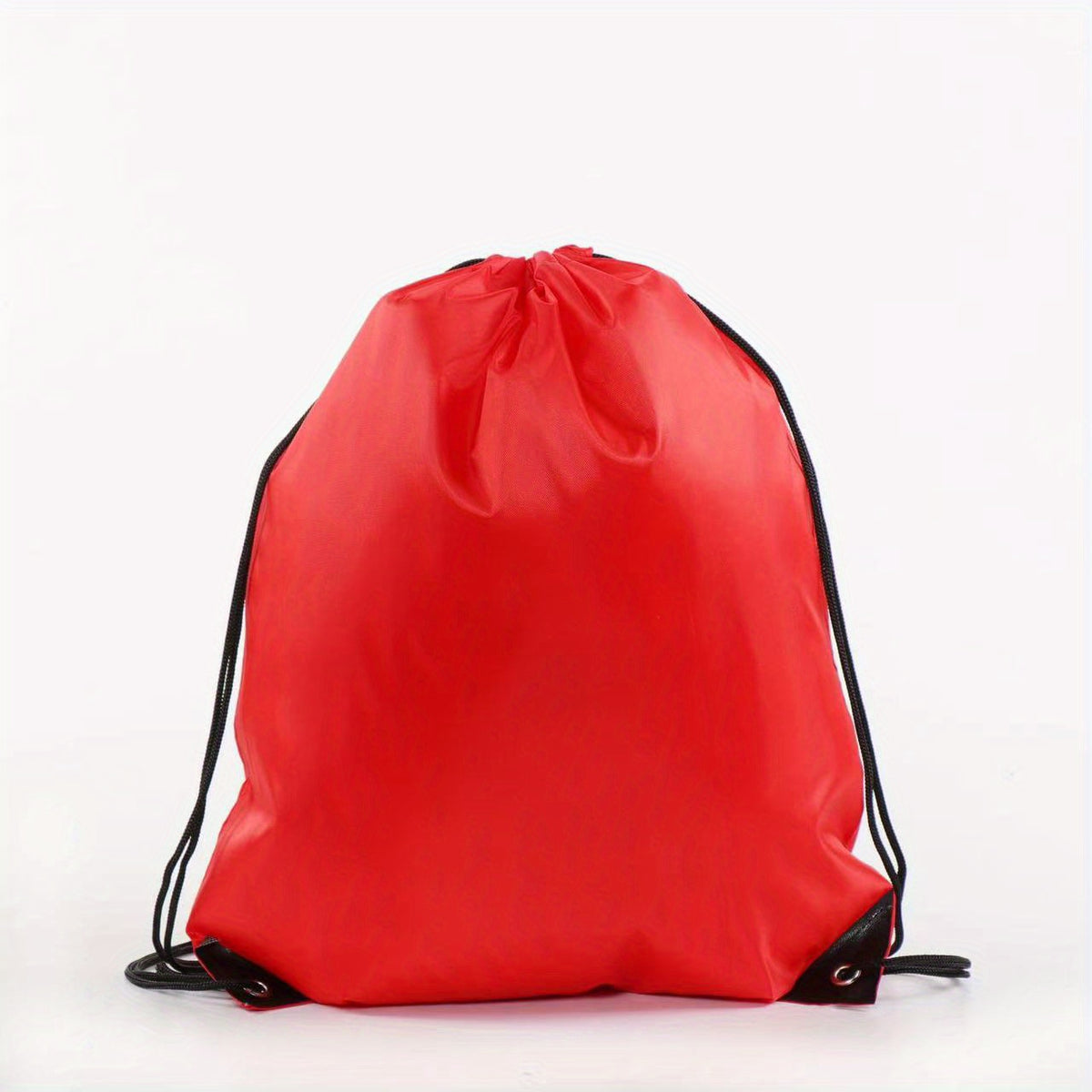 Vibrant Nylon Drawstring Backpack  16"- Lightweight & Durable