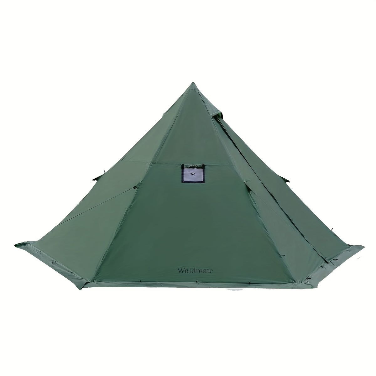 Waldmate 4-Season Hot Tent with Stove Jack & Snow Skirt, 6.89ft Standing Room