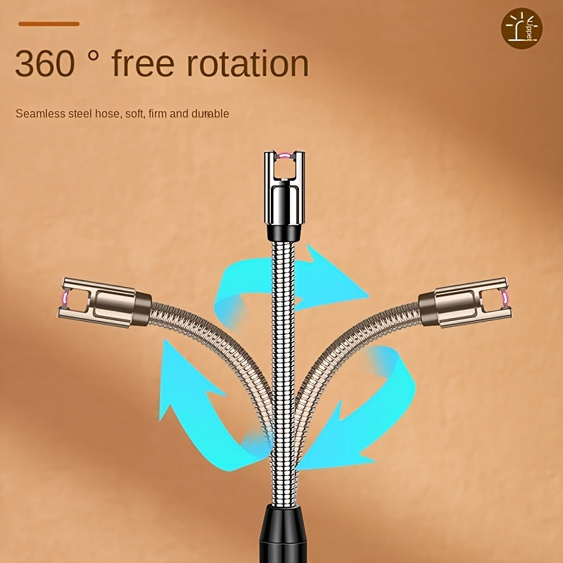 Rechargeable Arc Usb Lighter - Windproof For Bbq & Camping