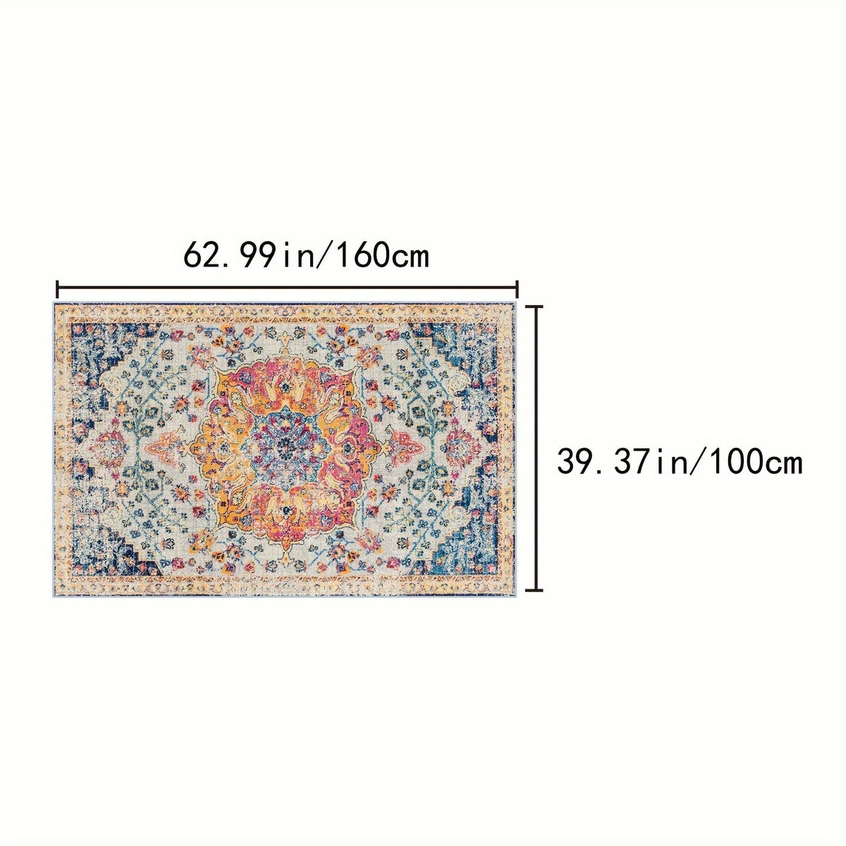 Vintage Bohemian Outdoor Camping Mat - Machine Washable