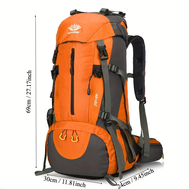 13 gal Hiking Backpack With Adjustable Straps Emergency Whistle