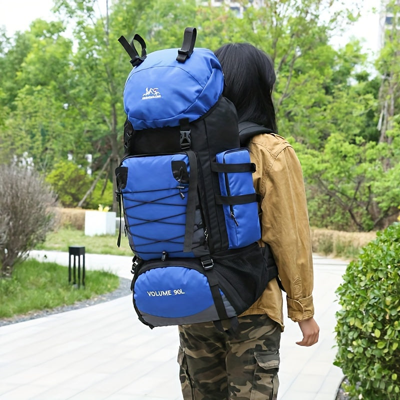 Durable 90L Large Capacity Hiking Backpack | Multi-Compartment Design