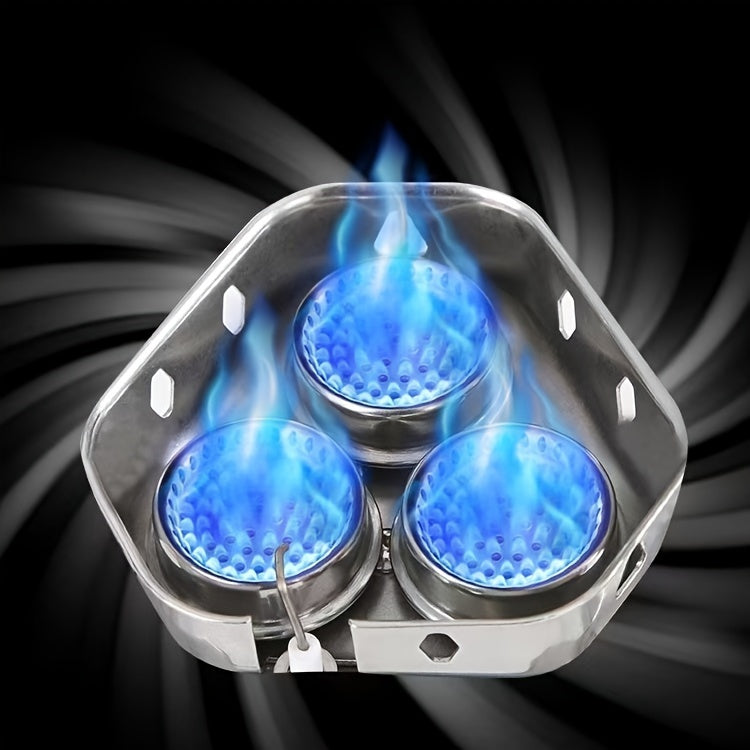 3500W/6800W Portable Folding Gas Stove With Fuel Tank, Electric Ignition, Carry Case