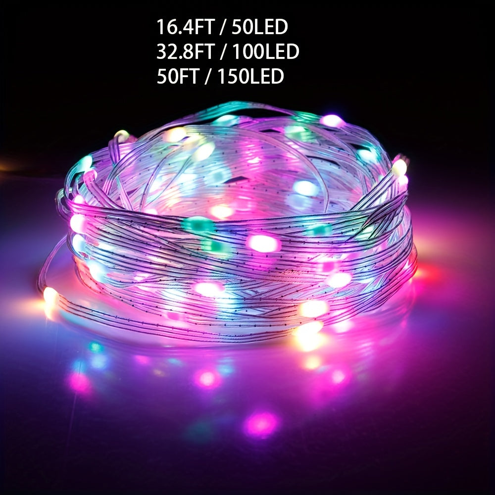 IP65 Waterproof RGB+IC Light With USB Infrared Remote Control