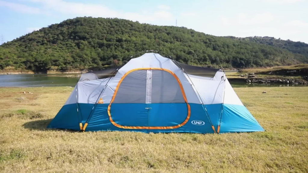6 Person Waterproof Windproof Easy Setup, Double Layer Family Camping Tent