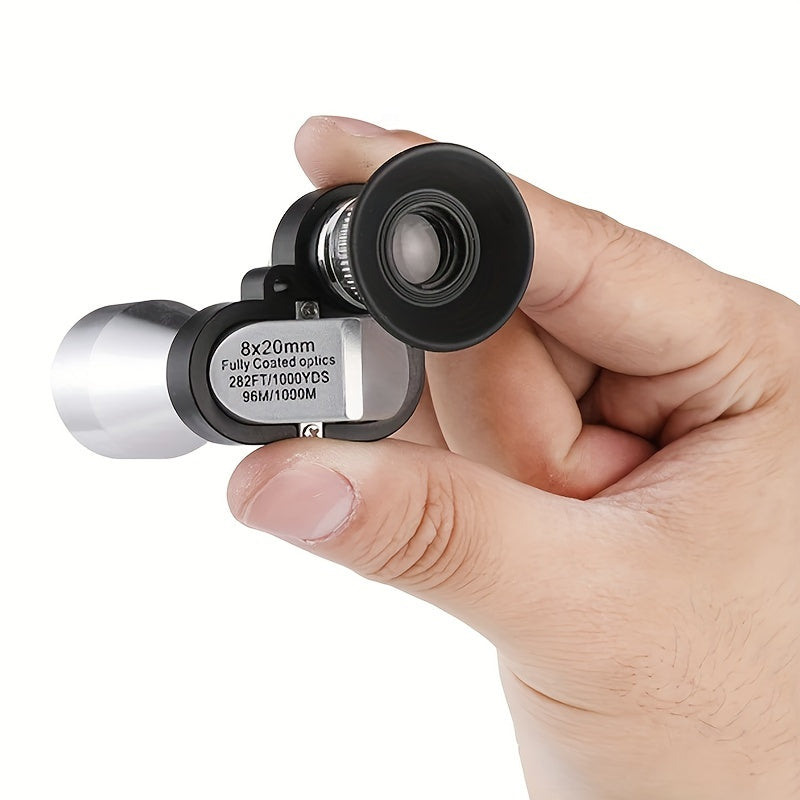 8x20 HD Night Vision Mini Pocket Zoom Monocular Outdoor