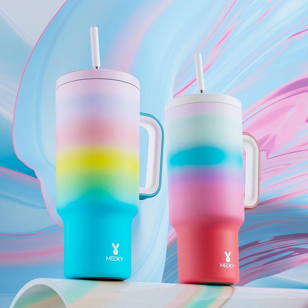40oz Stainless Steel Insulated Tumbler With Lid And Straw