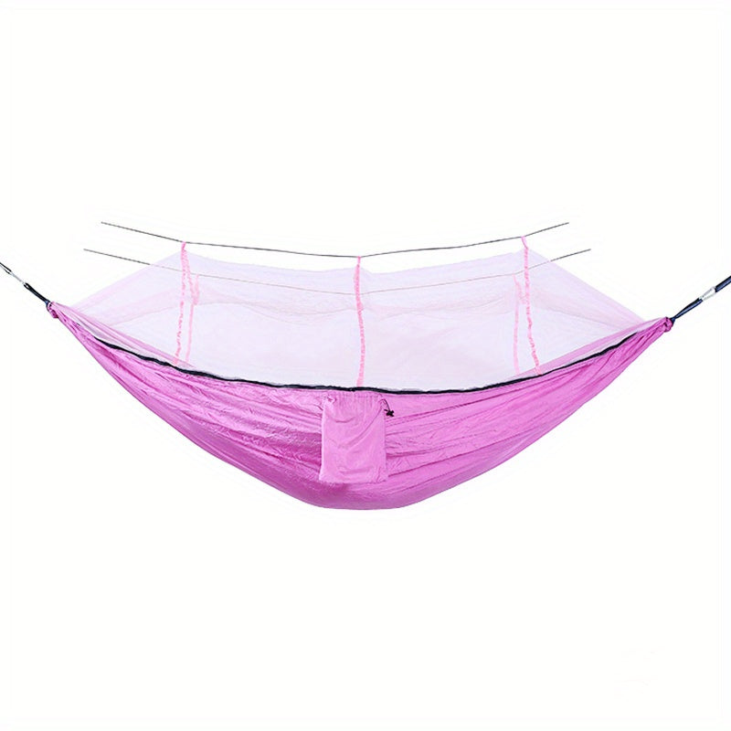 Anti-Rollover Double Hammock with Mosquito Net
