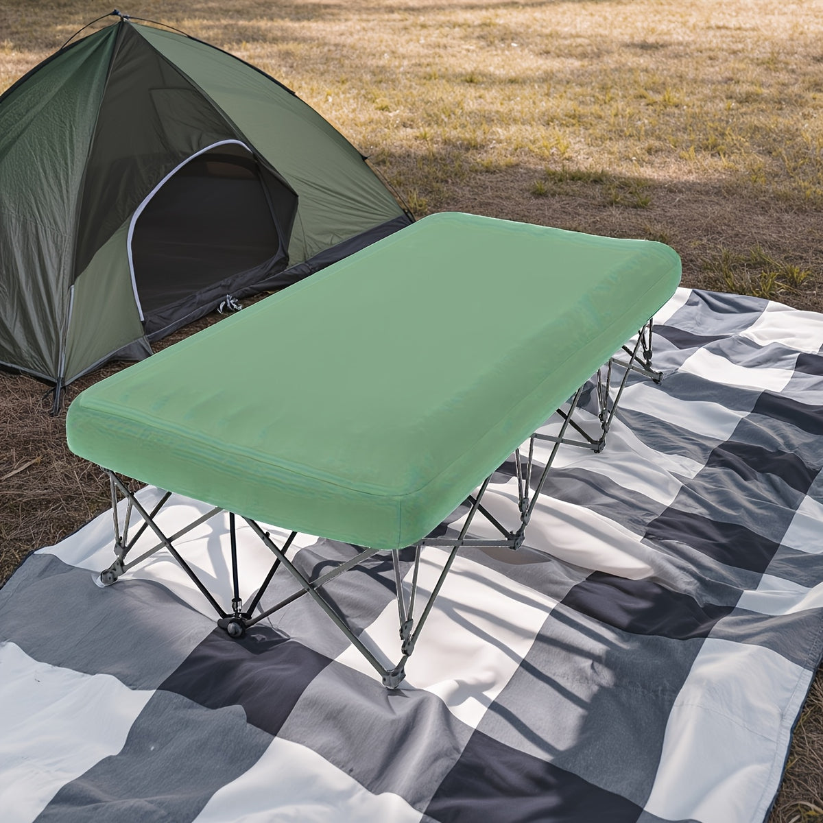 250/500LBS Extra Large capacity Heavy Duty Inflatable Bed with Carry Bag