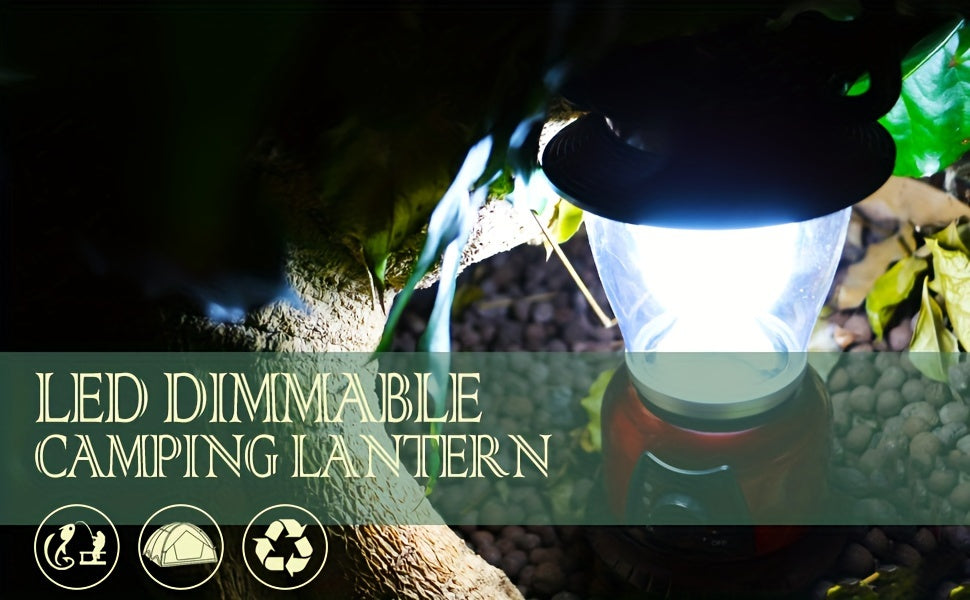 1/2/4pcs LED Lantern Dimmable Battery Powered Camping Lights