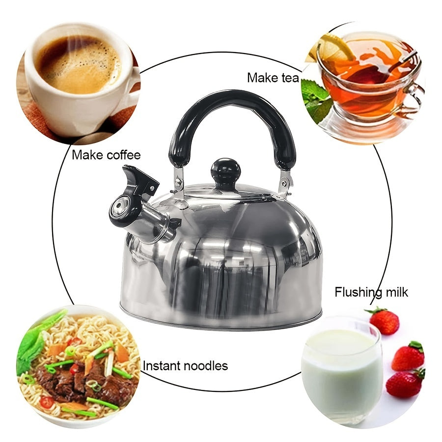 Kettle Camping Stainless Steel Whistling Kettle In 2L