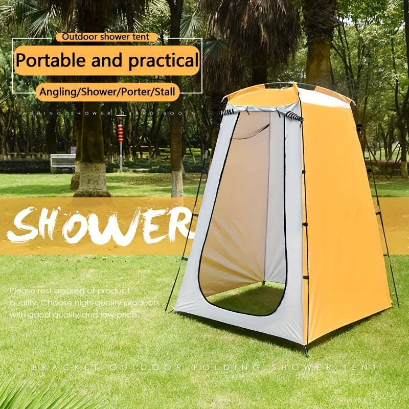 Privacy Shower Tent, Outdoor Changing Room With Detachable Support Pole And Carry Bag