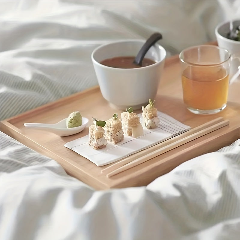 Portable Bamboo Tray Table - Foldable