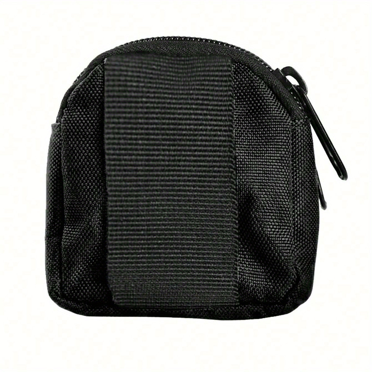 Simple Black Outdoor Fanny Bag, Men's Waist Bag