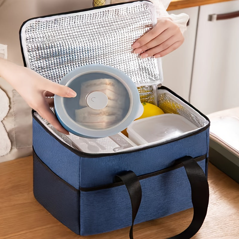 1 Insulated Lunch Bag, Cooler Box Canvas