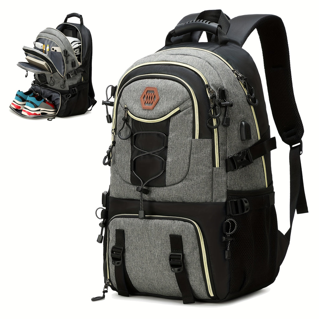 1/2pcs Outdoor Travel Backpack, Waterproof Large Capacity