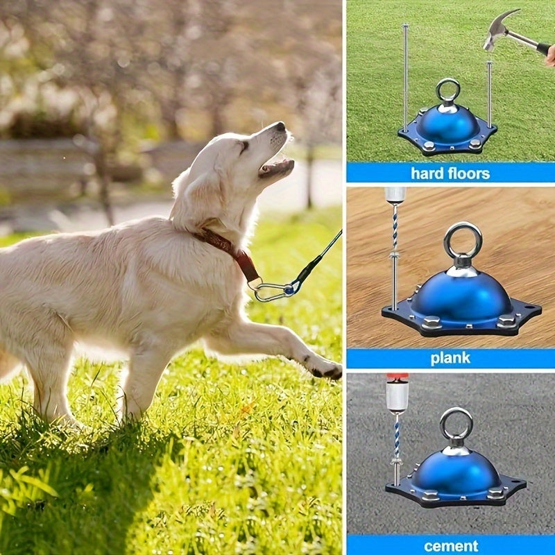 Dog Leash and Stakes, 360° Rotating No Tangles, with 30 Feet of Lead
