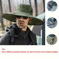 Premium Wide Brim Camo Fisherman Hat - Ultimate UV Protection, Breathable, Water-Resistant