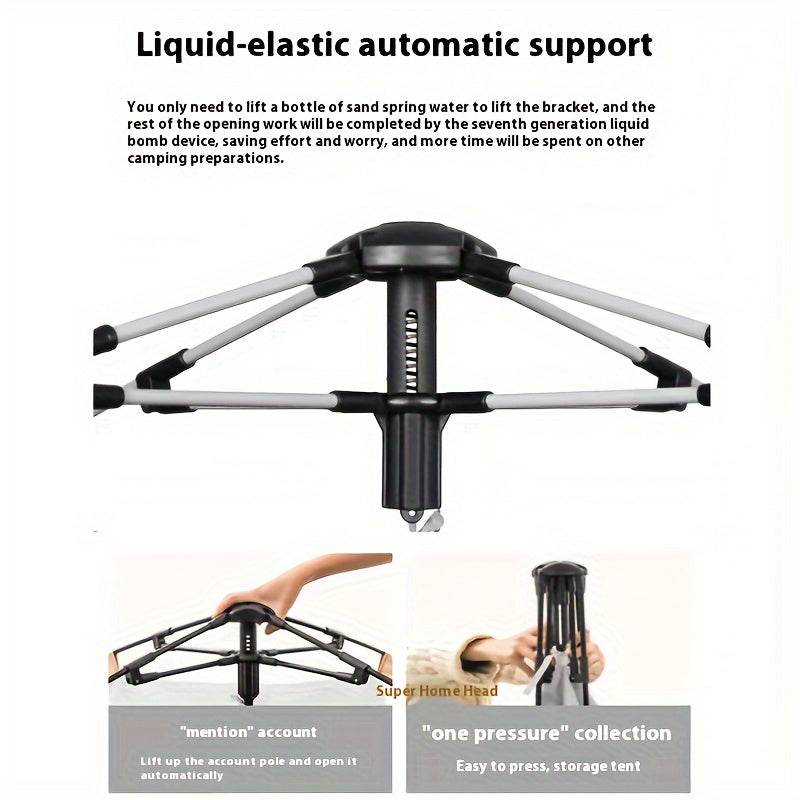 Outdoor Tent Portable Folding Fully Automatic Hexagonal Tent