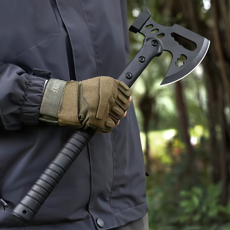 One-piece Stainless Steel Survival Axe, Multi-purpose Hammer