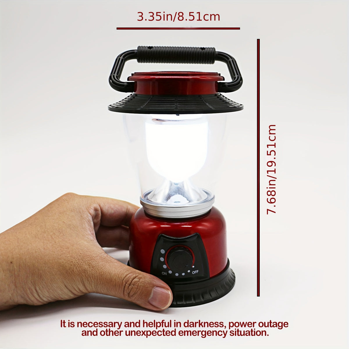 1/2/4pcs LED Lantern Dimmable Battery Powered Camping Lights