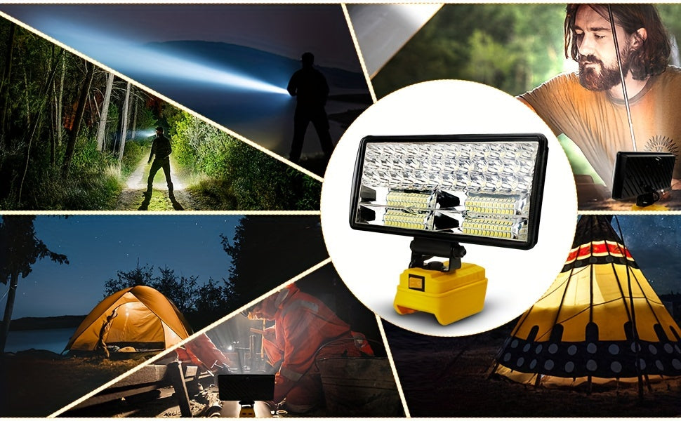 LED Work Light For DeWALT 20V MAX Battery, 90W 5400LM/60W 4500LM/48W 3800LM