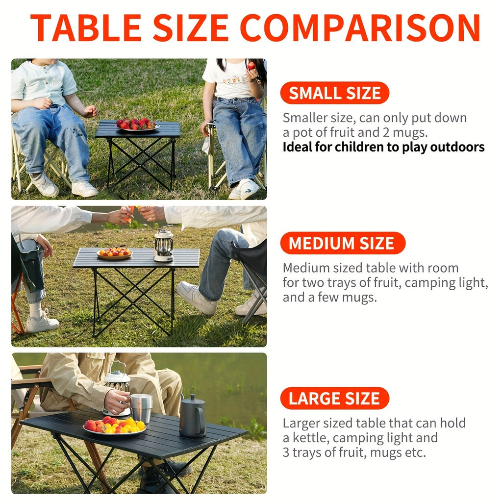 7050 Aluminum Alloy Folding Table, Anti-corrosion, Anti-scratch Foldable Table