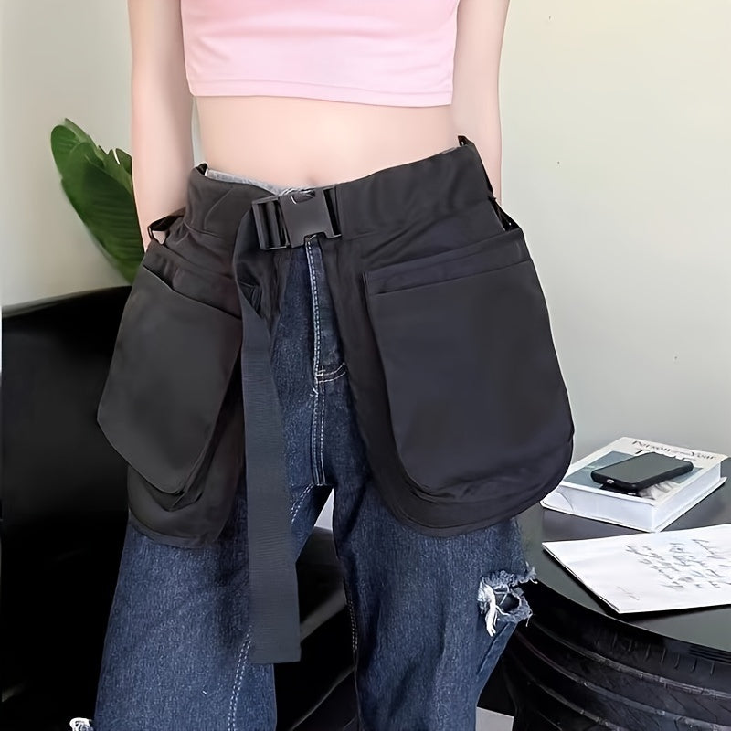 Stylish Multi-Pocket Zipper Waist Bag