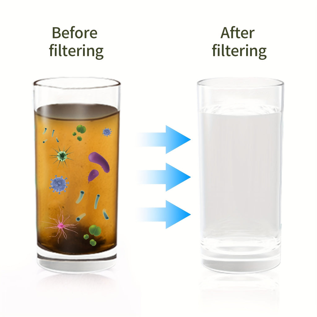 6pcs Portable Small Water Filter Straw