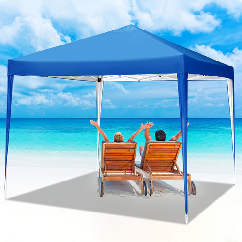 10x10 Ez Pop Up Canopy Tent, UPF 50+ Waterproof
