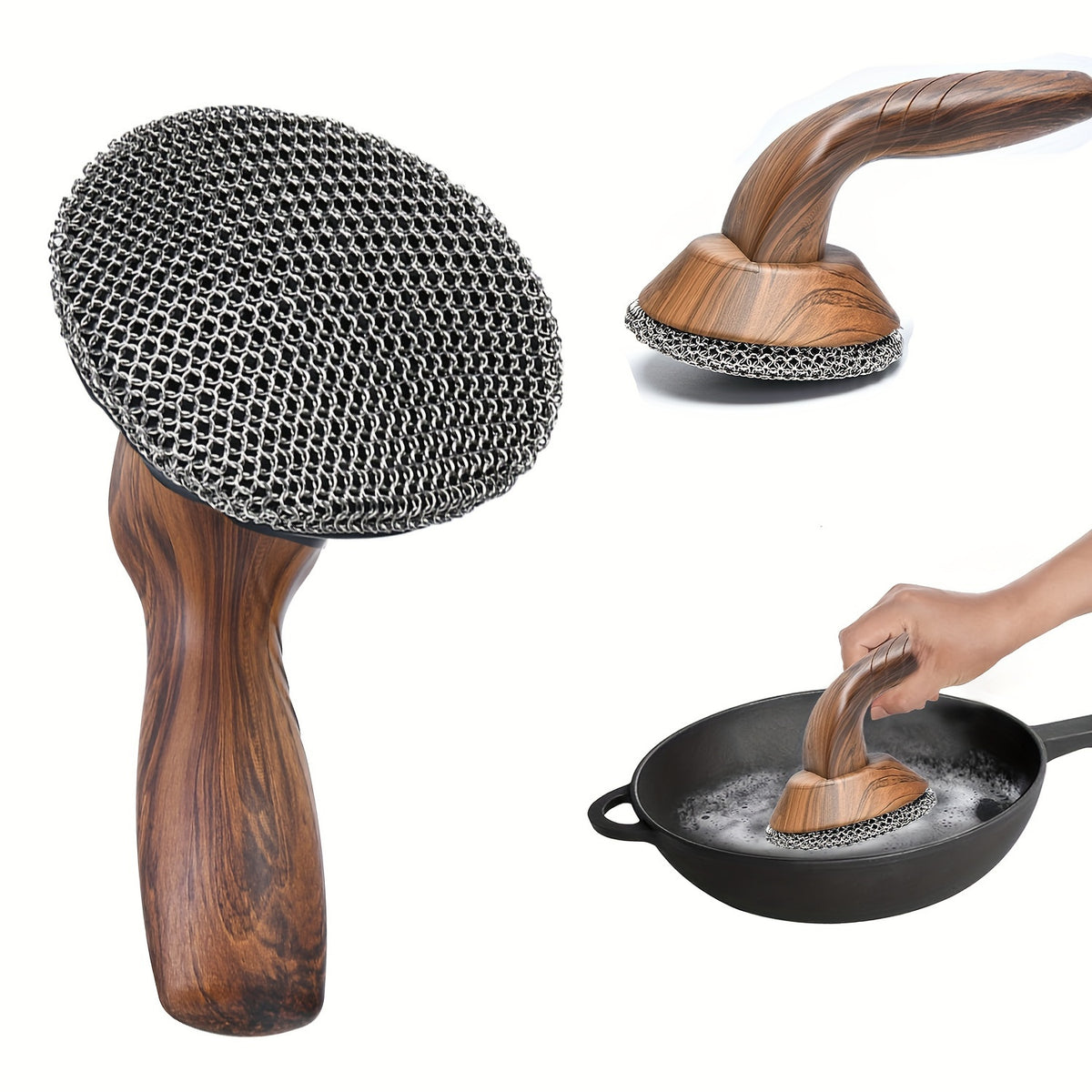 Chain Iron Scrubber Cast Iron Cleaner