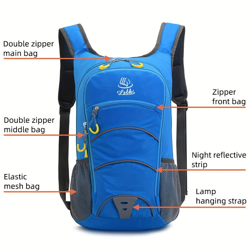 5.28gal Lightweight Outdoor Sports Backpack - Breathable