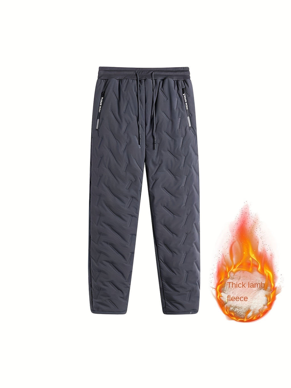 Men's Winter Warm Fleece Lined Pants