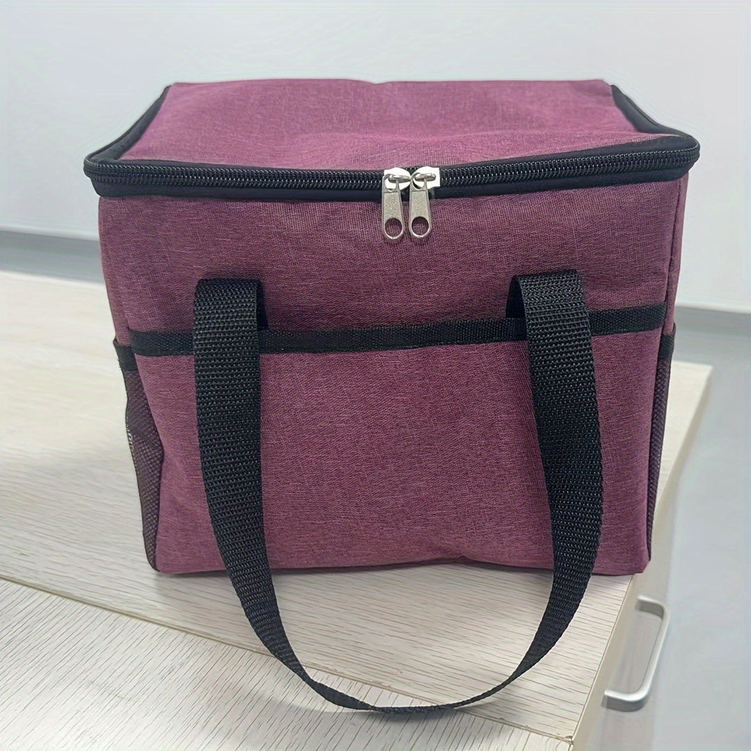1 Insulated Lunch Bag, Cooler Box Canvas
