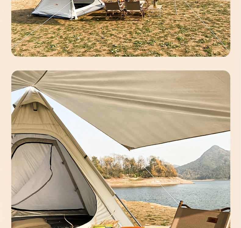 Luxury Pyramid Tent With Sky Curtain
