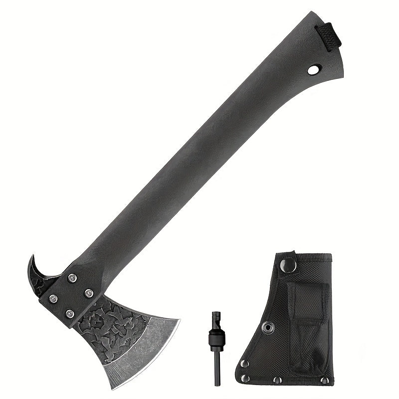 Premium Forged Textured Axe & Hammer Combo