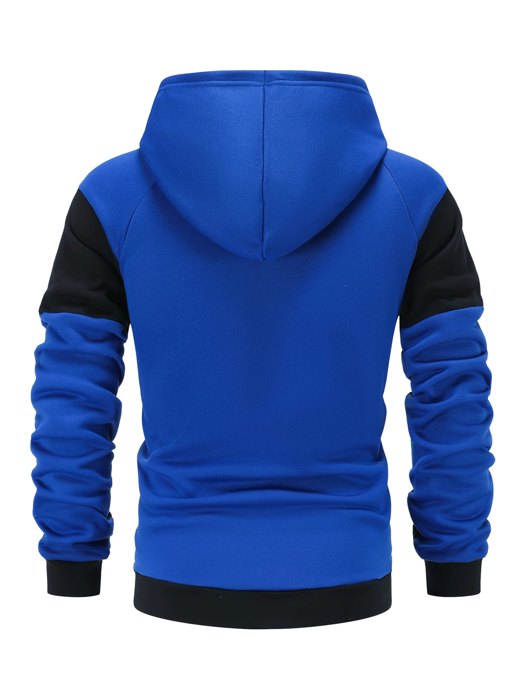 Double Layer Drawstring Hooded Jacket