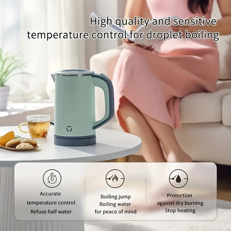 Small Electric Kettle with Detachable Rotating Storage Base