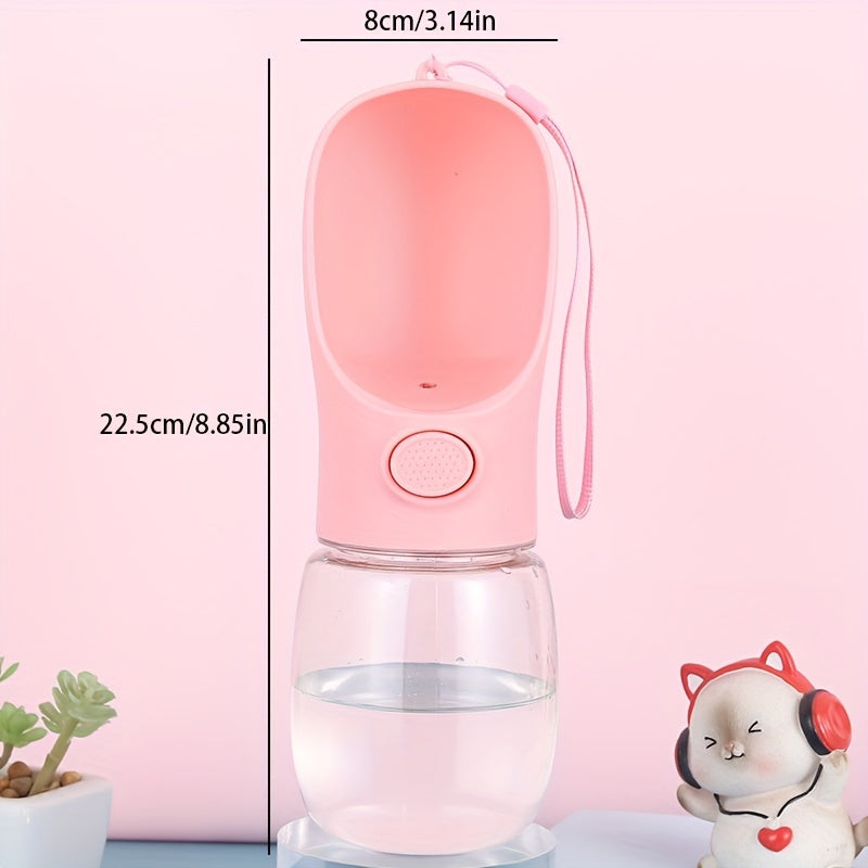 Portable Dog Water Bottle, Plastic Leak Proof