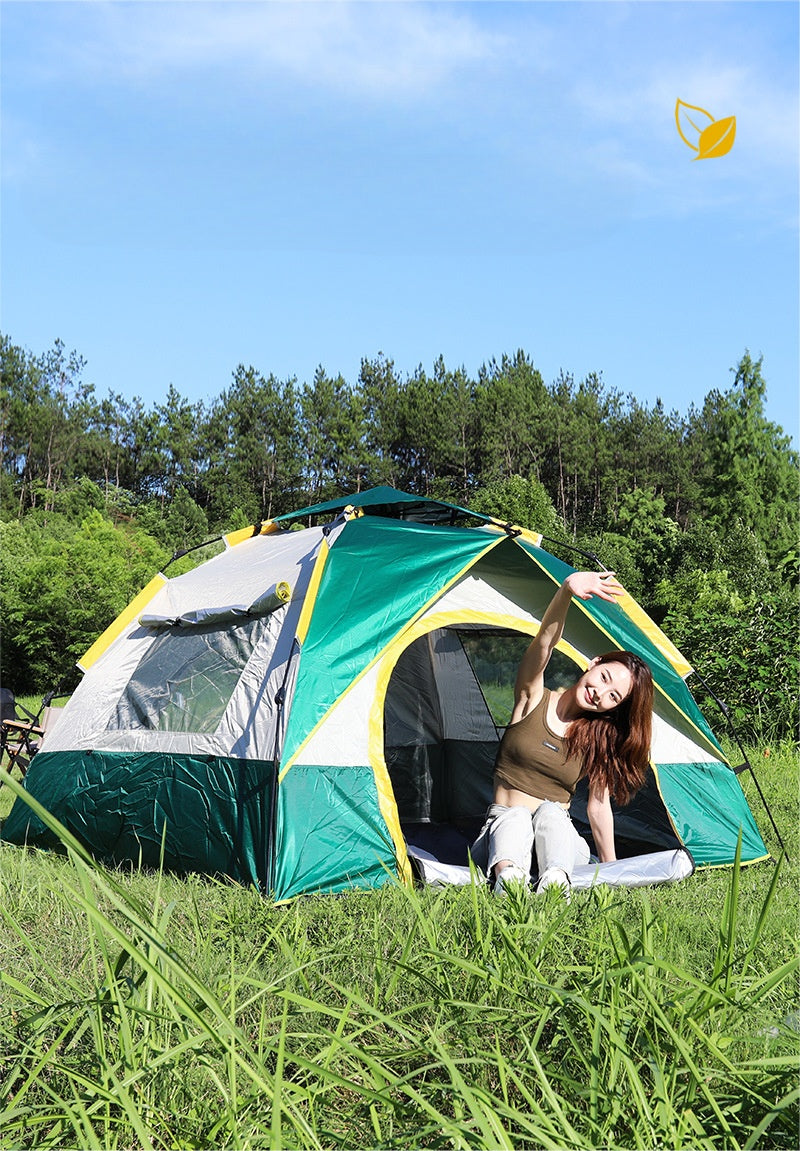2-3 Person, Lightweight Tent with Double Windproof Doors and Mosquito Net