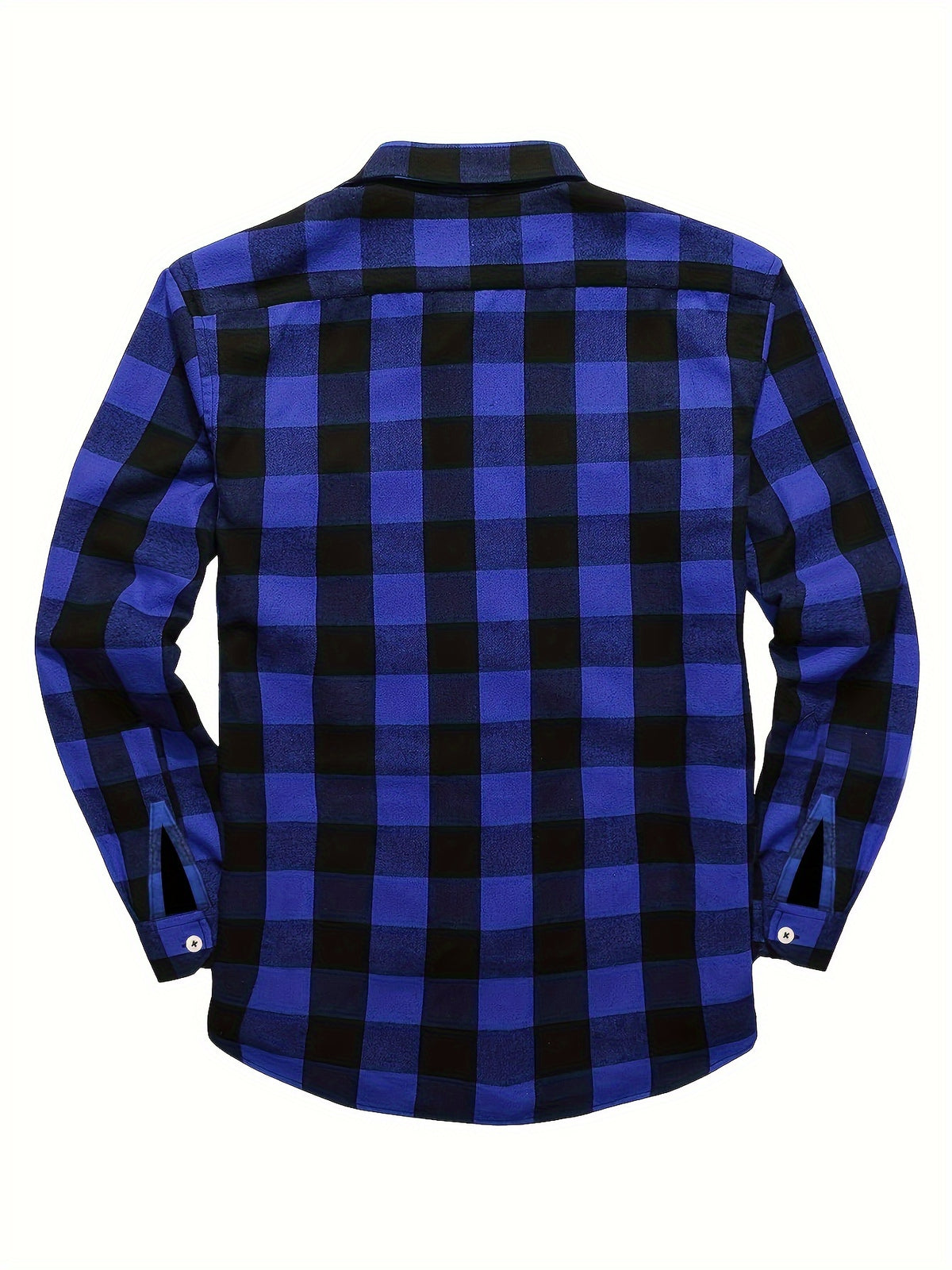 3pcs Stylish Plaid Pattern Long Sleeve Button Down Shirts