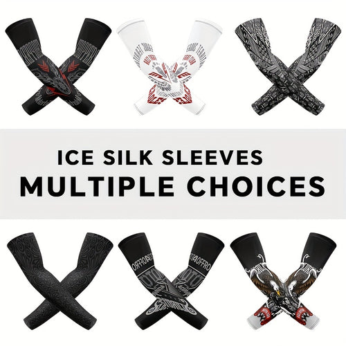 1 Pair Men's Skinny Arm  Sleeves For Summer