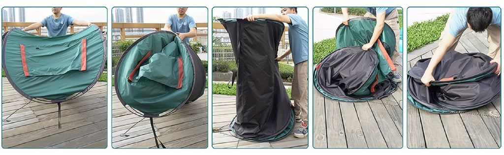 2 Person Portable Pop-Up Tent - Spacious Instant Setup
