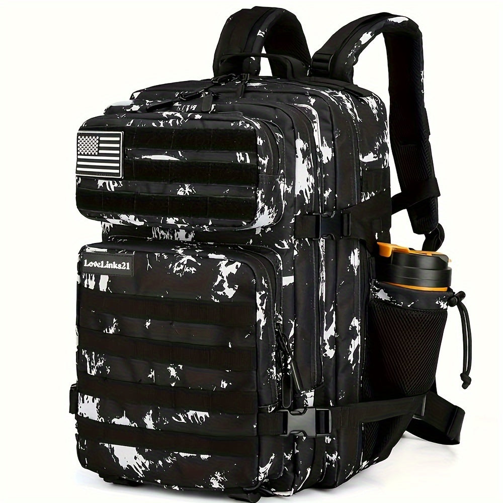 25L Large Capacity Rucksack Backpack - Water-Resistant