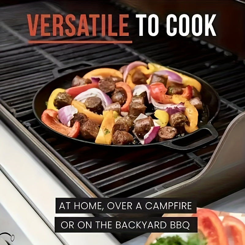 Multi-Function Cast Iron Griddle Skillet - Non-Stick Pan
