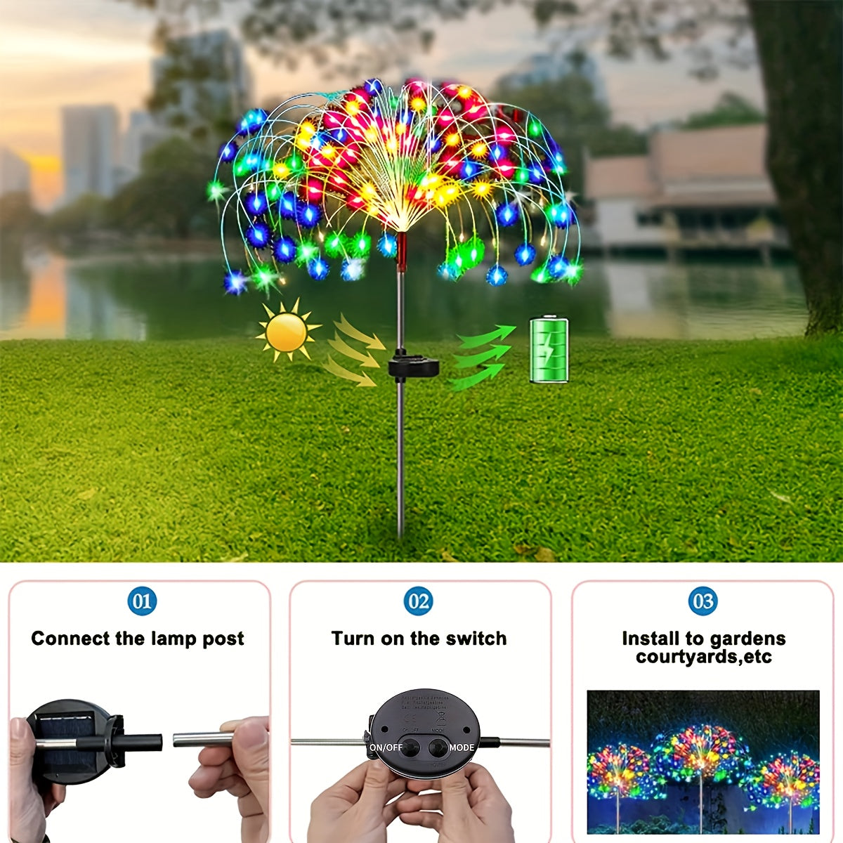 Solar Firework Lights
