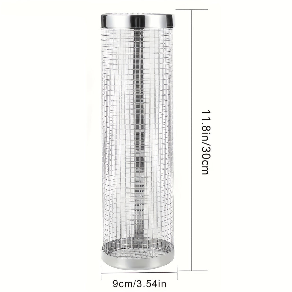 2pcs Stainless Steel Portable Barbecue Cooking Grill Net