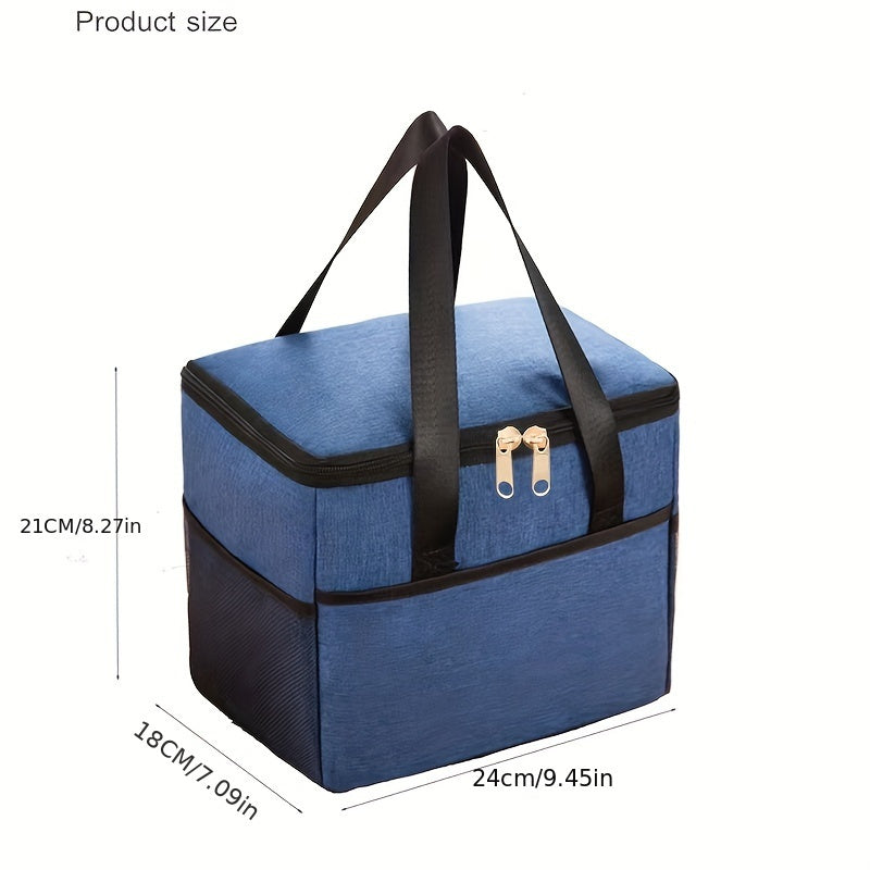 1 Insulated Lunch Bag, Cooler Box Canvas