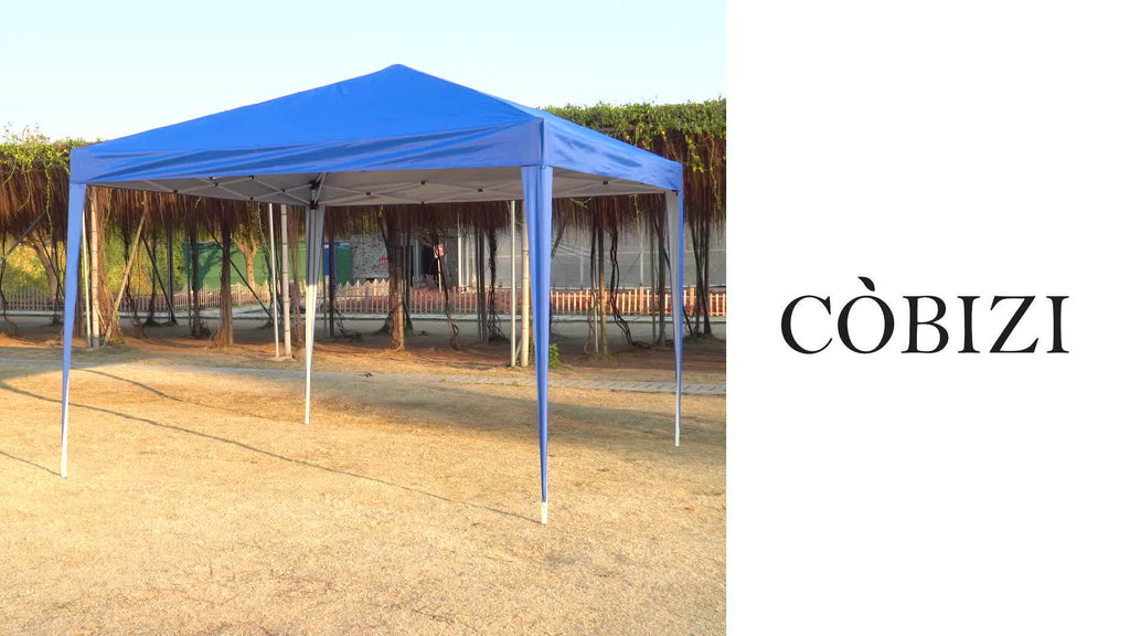 10x10 Ez Pop Up Canopy Tent, UPF 50+ Waterproof